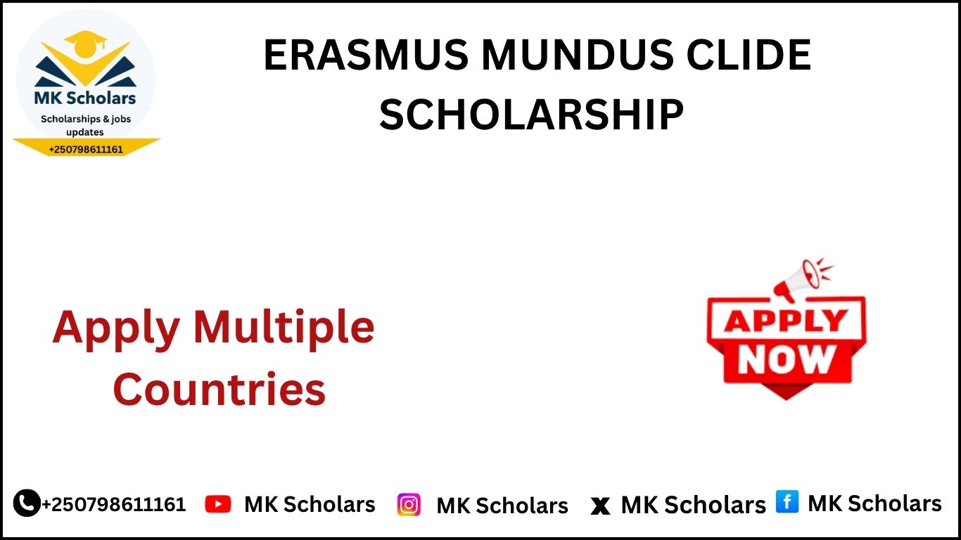 ERASMUS MUNDUS CLIDE SCHOLARSHIP 